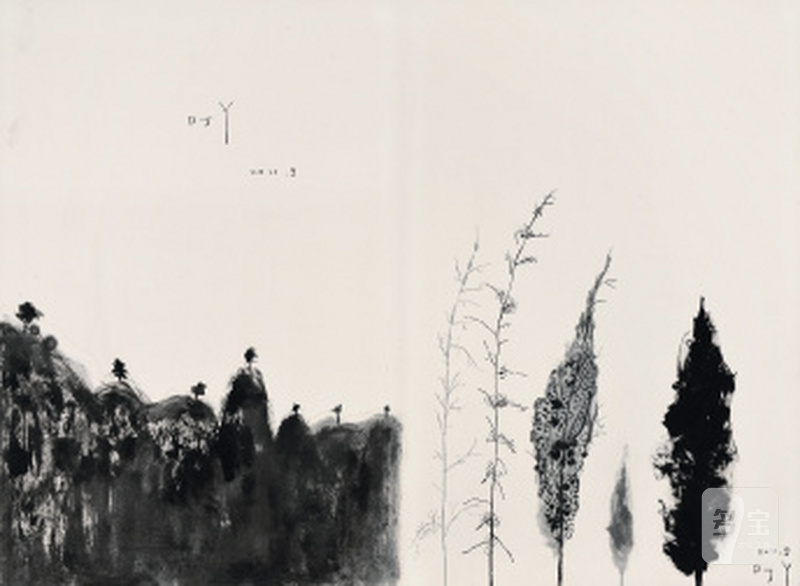 段建宇  DUAN JIANYU (b.1970) 山林 woods - 图1